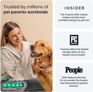 Tractive Dog 6 GPS-tracker (brun)