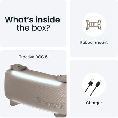 Tractive Dog 6 GPS-tracker (brun)