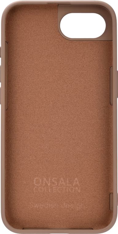 Onsala iPhone 16E Silicone fodral (choklad)