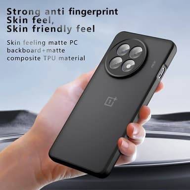 SKALO OnePlus 13R Skin-touch Hybrid Skal - Svart