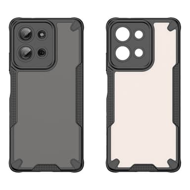 SKALO Motorola Moto G75 5G Armor Hybrid Frosted Skal - Svart