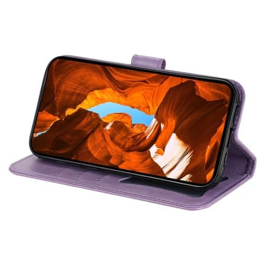 SKALO Motorola Moto G75 5G Mandala Plånboksfodral - Lila