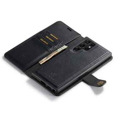 DG MING Samsung S25 Ultra 2-i-1 Magnet Plånboksfodral - Svart
