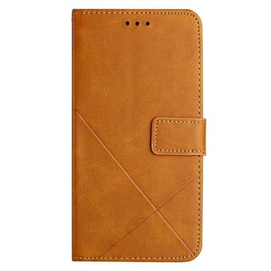 SKALO Xiaomi Redmi Note 14 5G PU-Läder Plånboksfodral - Ljusbrun