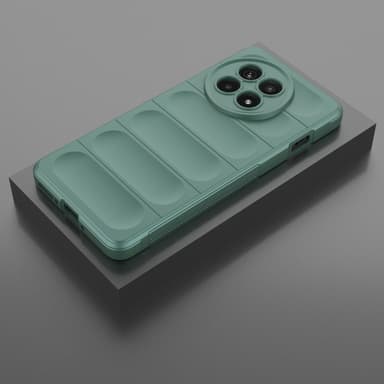 SKALO OnePlus 13R Rugged Bumpers TPU Skal - Grön