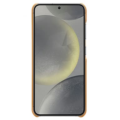 SKALO Samsung S25 PU-Läder Korthållare Skal - Ljusbrun