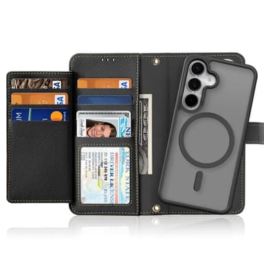 DUX DUCIS Samsung S25 Lawa Series Plånboksfodral - Svart