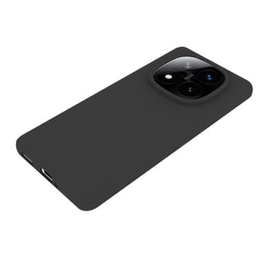 SKALO Xiaomi Redmi Note 14 Pro+ 5G Mattsvart Ultratunn TPU Skal - Svart