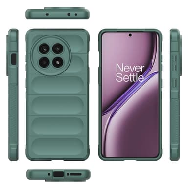 SKALO OnePlus 13R Rugged Bumpers TPU Skal - Grön