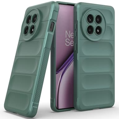 SKALO OnePlus 13R Rugged Bumpers TPU Skal - Grön