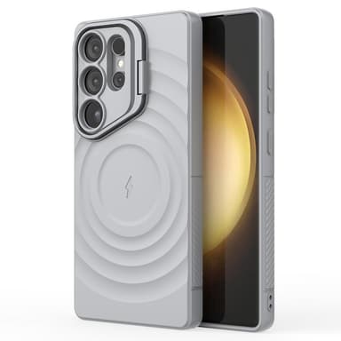 SKALO Samsung S25 Ultra Ripple Texture Skal - Grå