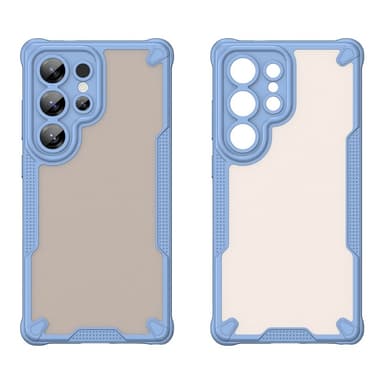 SKALO Samsung S25 Ultra Armor Hybrid Frosted Skal - Blå