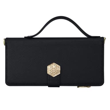 SKALO Xiaomi Redmi Note 14 5G Big Wallet Cross Texture Plånboksfodral - Svart