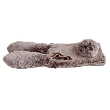 SKALO Samsung S25 3D Fluffy Bunny Skal - Rosa