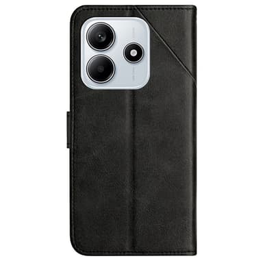SKALO Xiaomi Redmi Note 14 5G PU-Läder Plånboksfodral - Svart