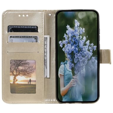 SKALO Xiaomi Redmi Note 14 5G Mandala Plånboksfodral - Guld