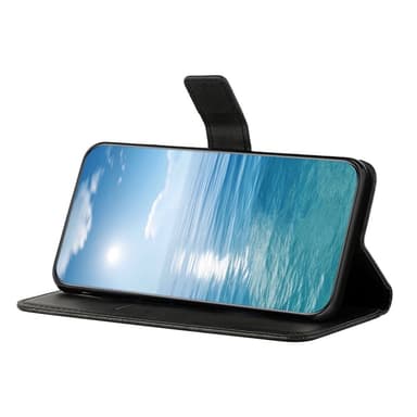 SKALO Xiaomi Redmi Note 14 5G PU-Läder Plånboksfodral - Svart
