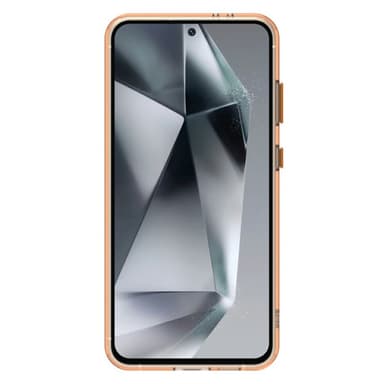 SKALO Samsung S25 Candy Series Hybrid Skal - Orange