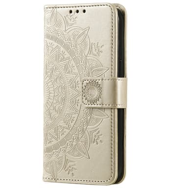 SKALO Xiaomi Redmi Note 14 5G Mandala Plånboksfodral - Guld