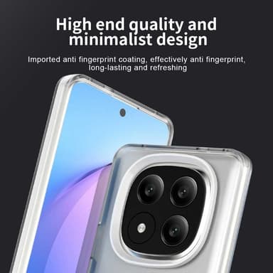SKALO Xiaomi Redmi Note 14 Pro+ 5G Candy Series Hybrid Skal - Vit