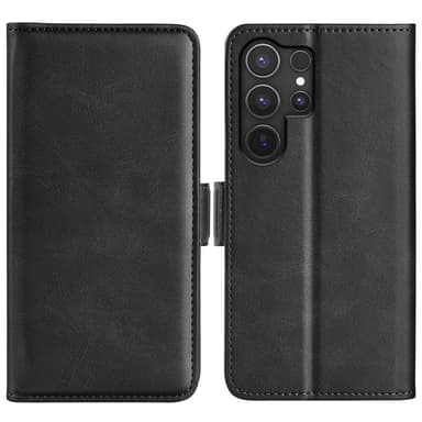 SKALO Samsung S25 Ultra Premium ID Plånboksfodral - Svart