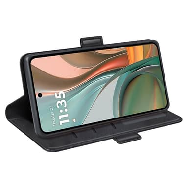 SKALO Motorola Moto G75 5G Premium ID Plånboksfodral - Svart
