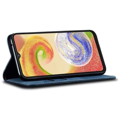 SKALO Samsung S25+ Jeans Plånboksfodral - Blå