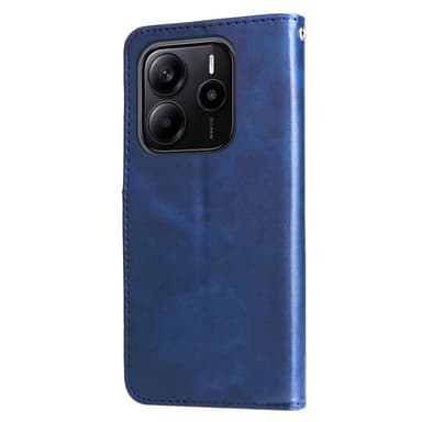 SKALO Xiaomi Redmi Note 14 4G Klassisk Dragkedja Plånboksfodral - Blå
