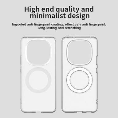 SKALO Xiaomi Redmi Note 14 Pro+ 5G Candy Series Hybrid Skal - Vit