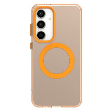 SKALO Samsung S25 Candy Series Hybrid Skal - Orange