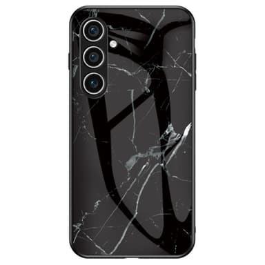 SKALO Samsung S25+ Marmor Härdat Glas TPU Skal - Motiv 3