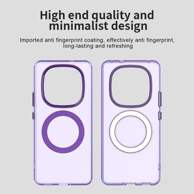 SKALO Xiaomi Redmi Note 14 Pro+ 5G Candy Series Hybrid Skal - Lila