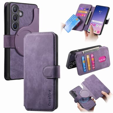 SKALO Samsung S25 CASENEO MW-03 Plånboksfodral - Lila
