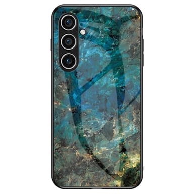 SKALO Samsung S25 Marmor Härdat Glas TPU Skal - Motiv 3