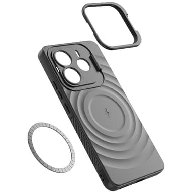 SKALO Xiaomi Redmi Note 14 5G Ripple Texture Skal - Svart