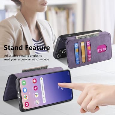 SKALO Samsung S25 CASENEO MW-03 Plånboksfodral - Lila