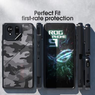 SKALO Asus ROG Phone 9 5G IBMRS Heavy Duty Shockproof Skal - Svart
