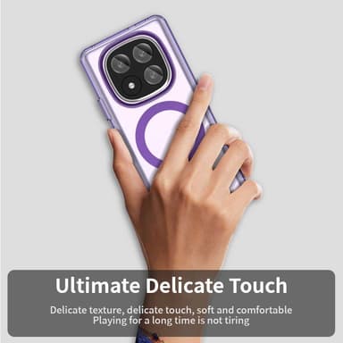 SKALO Xiaomi Redmi Note 14 Pro+ 5G Candy Series Hybrid Skal - Lila