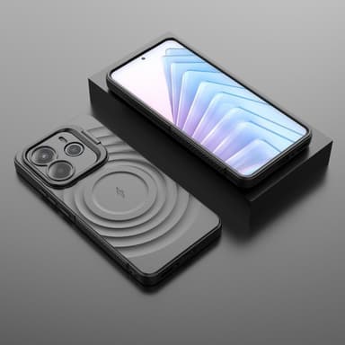 SKALO Xiaomi Redmi Note 14 5G Ripple Texture Skal - Svart