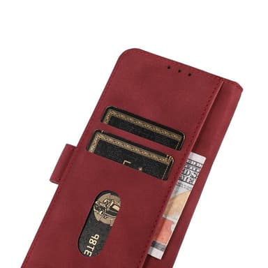 SKALO OnePlus 13 KHAZNEH Plånboksfodral - Röd