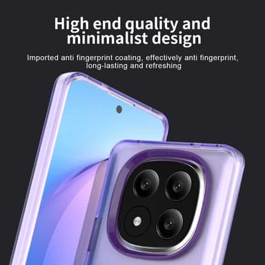 SKALO Xiaomi Redmi Note 14 Pro+ 5G Candy Series Hybrid Skal - Lila
