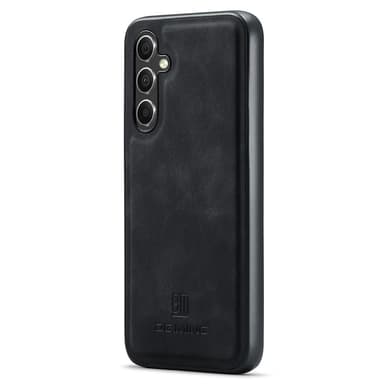 DG MING Samsung S25 Premium PU-Läder Hybrid Skal - Svart