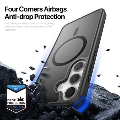 DUX DUCIS Samsung S25+ Yind Series Matt Finish Skal - Svart
