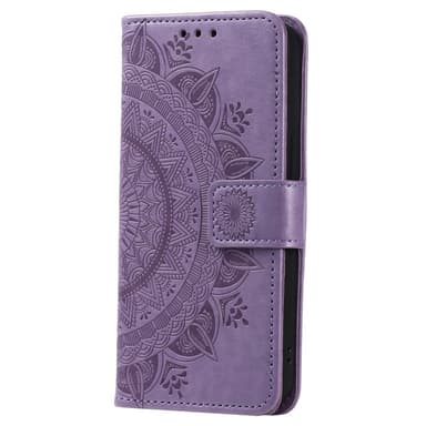 SKALO Xiaomi Redmi Note 14 Pro 5G Mandala Plånboksfodral - Lila