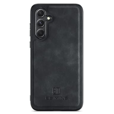 DG MING Samsung S25 Premium PU-Läder Hybrid Skal - Svart