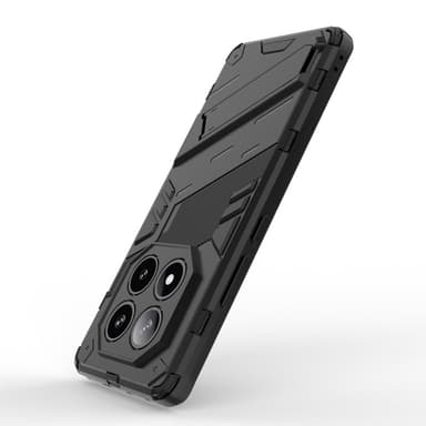 SKALO Xiaomi Redmi Note 14 Pro 5G Armor Hybrid Punk Skal - Svart