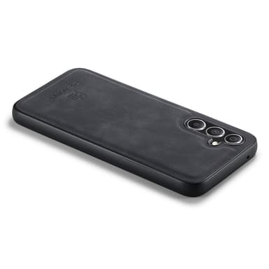 DG MING Samsung S25 Premium PU-Läder Hybrid Skal - Svart