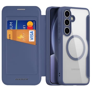 DUX DUCIS Samsung S25+ Skin X Pro Plånbok - Blå