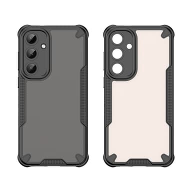 SKALO Samsung S25+ Armor Hybrid Frosted Skal - Svart