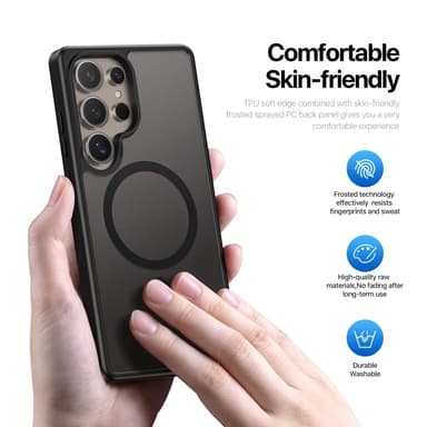 DUX DUCIS Samsung S25 Ultra Yind Series Matt Finish Skal - Svart